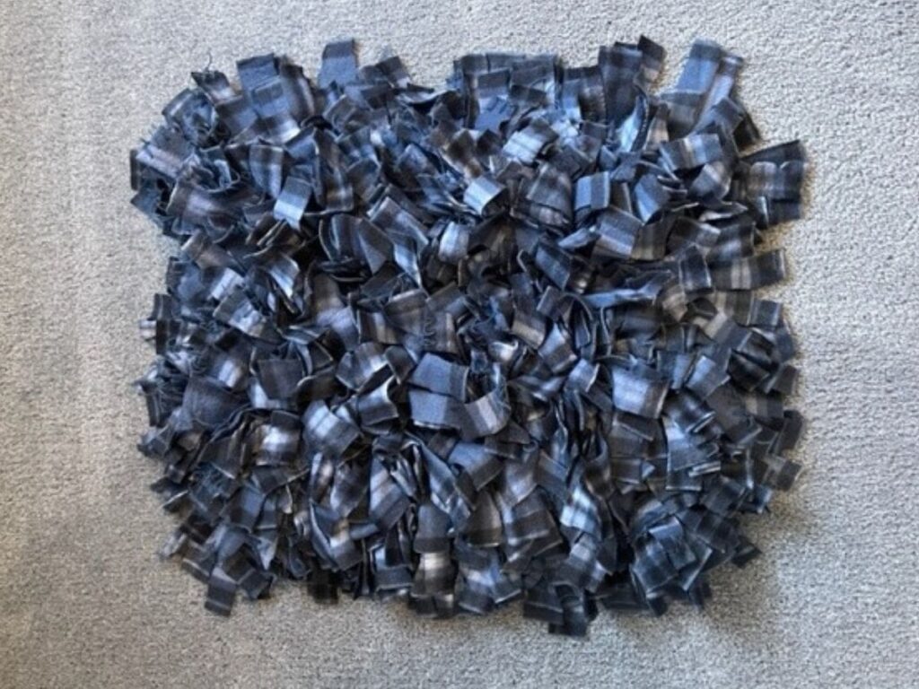 A complete DIY snuffle mat for less than 15 dollars