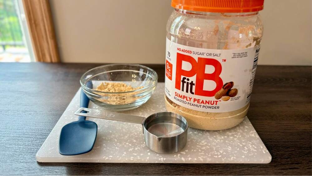 PBFit pure peanut PBFit pure peanut is a great low calorie peanut butter alternative