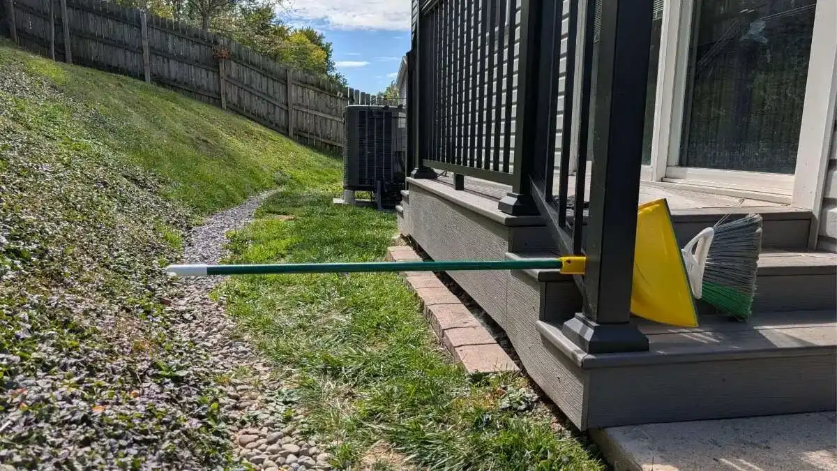 temporary option outside Rigging up a dog jump is easy if you have a yard