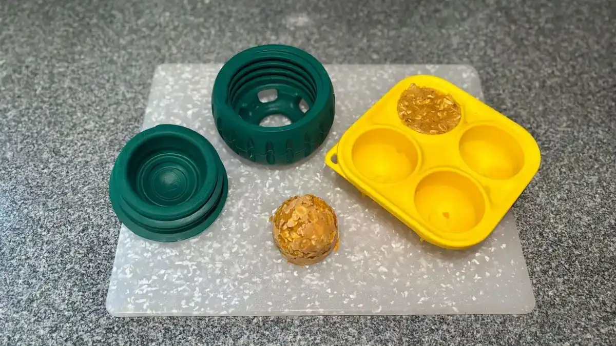 Oats and pumpkin is one of our dogs favorite pupsicle recipes